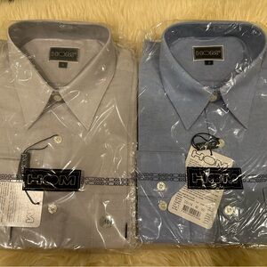 NEW HOM Men’s dress shirts bundle